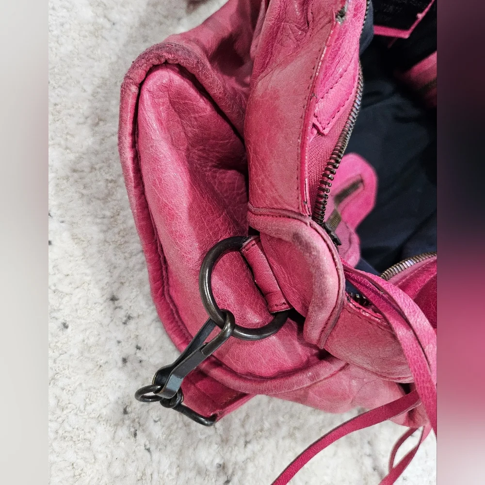 Balenciaga Hot Pink City Bag - Picture 14 of 16